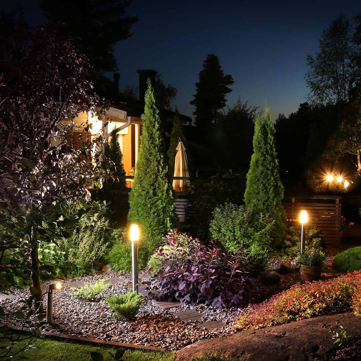 Mains Powered Garden Lights Banner