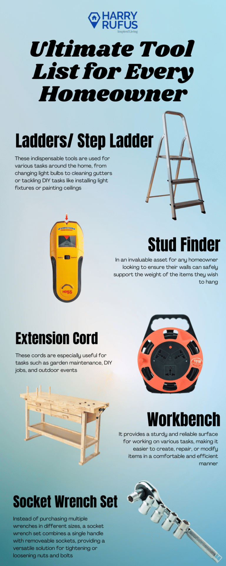 The Ultimate Tool Kit List For Homeowners 6