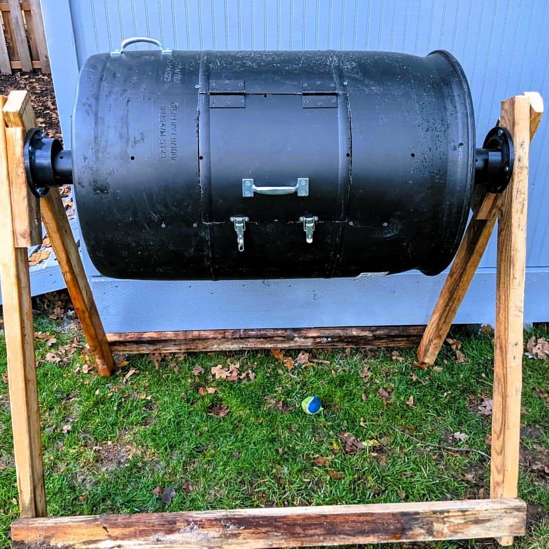 Diy Black Compost Tumbler 1 766