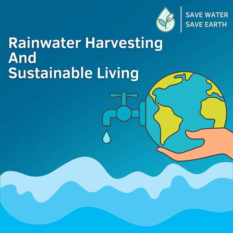 A graphic of a hand holding Planet Earth with a water tap on the side