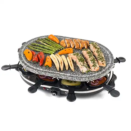 Giles & Posner EK1872G Electric Stone Raclette Grill