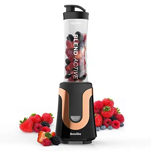 Breville Blend Active Personal Blender & Smoothie Maker | Black & Rose Gold